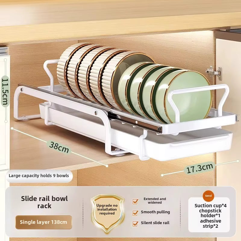 Kitchen Dish Drying Rack – the Space-Saving Pull-Out Organizer Your Kitchen Deserves