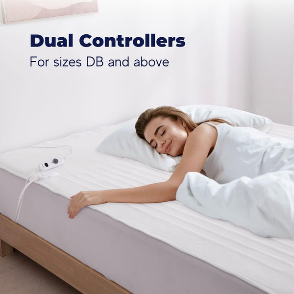 Cozy Dual-Control Heated Blanket
