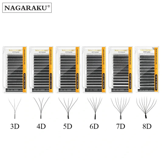 NAGARAKU Soft Blooming Lash Fans